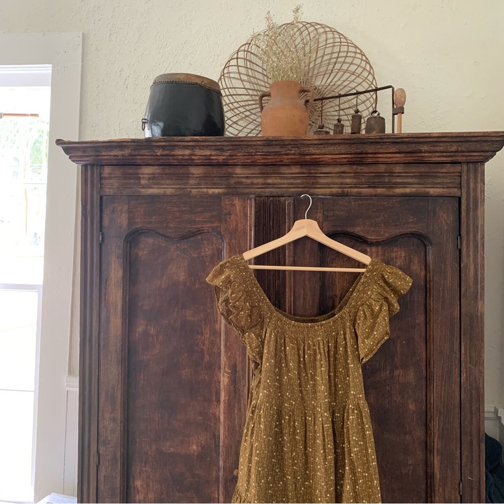 Madewell floral maxi dress